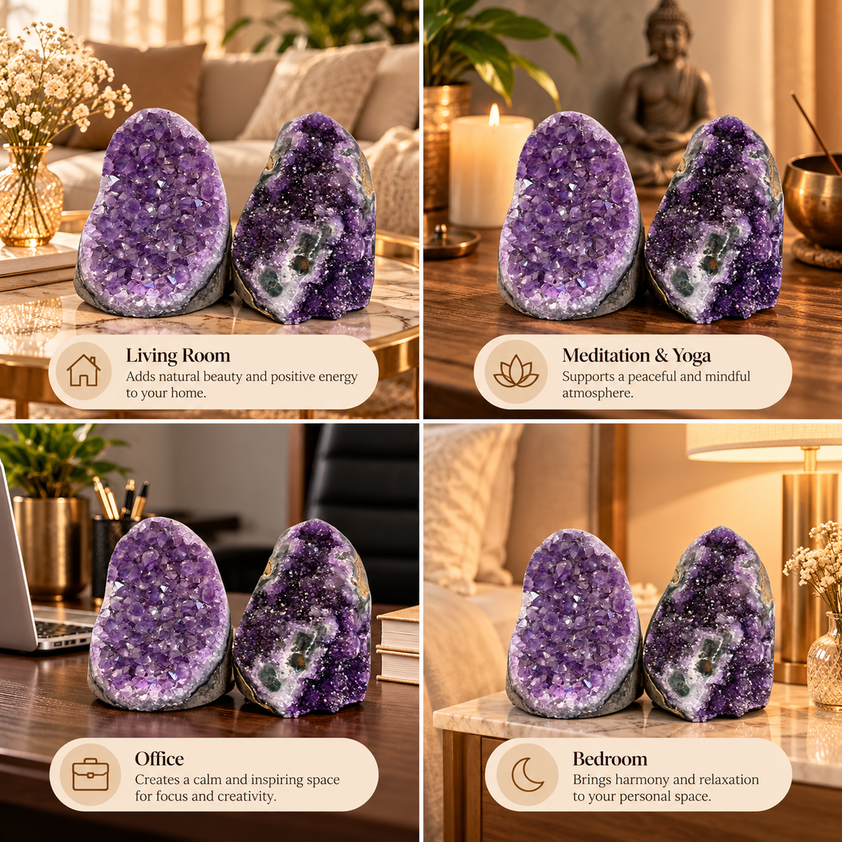 Natural Uruguay Amethyst Geode – Purple Crystal Cluster