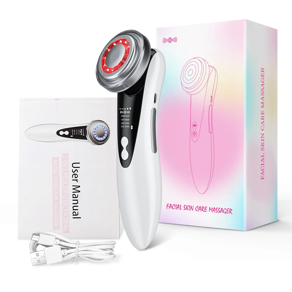 Multifunction Facial Massager 4 Radio Frequency Device