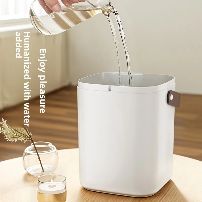 1.8L Large Capacity Humidifier with Triple Nozzle, USB Silent Aromatherapy Diffuser, Dual Filter Night Light,for Bedroom&Car