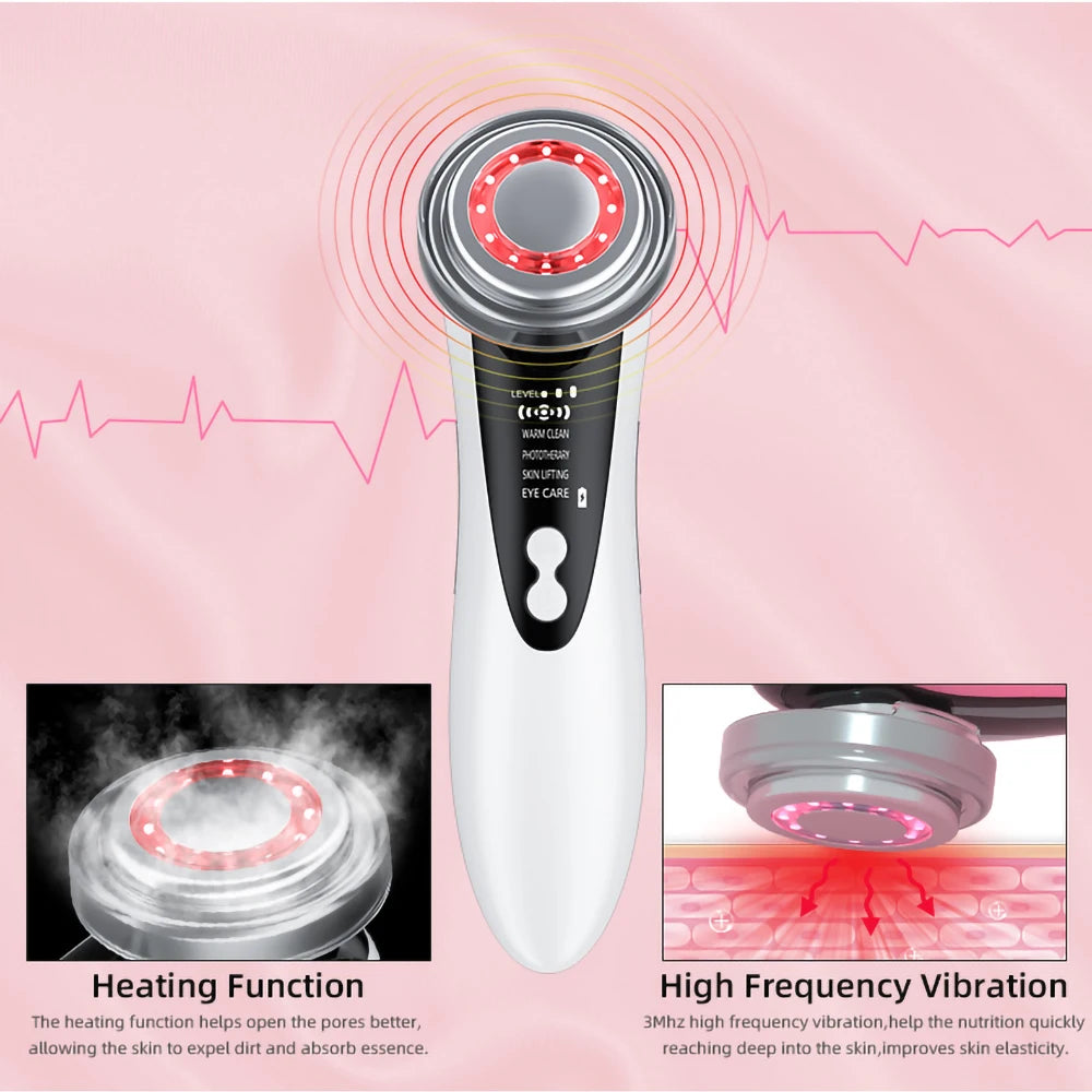 Multifunction Facial Massager 4 Radio Frequency Device