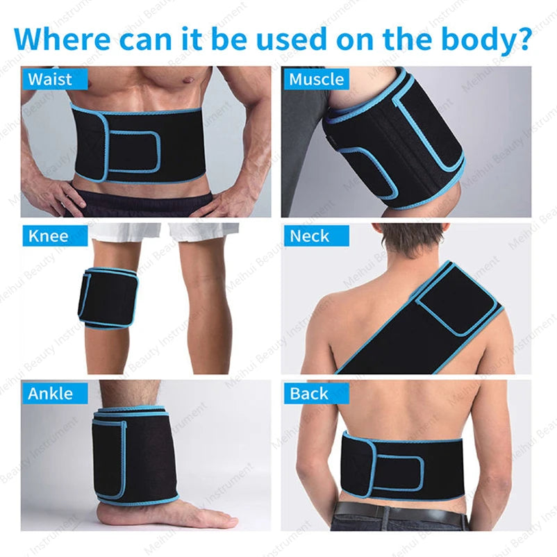 Red Phototherapy Fat Burning Facial Wrap Slimming Waist Heating