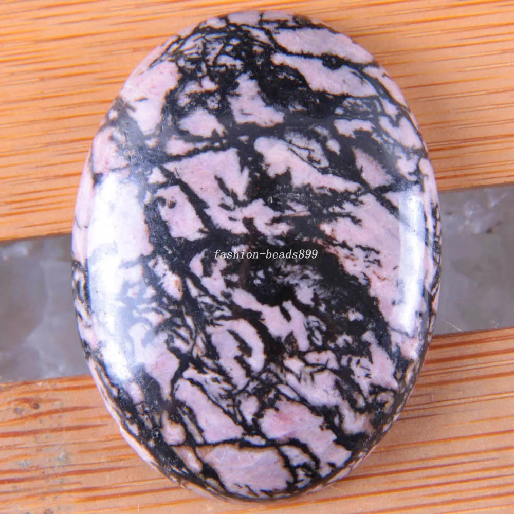 1Pcs 40x30MM Oval CAB Cabochon For Making Pendant Natural Stone Bead Tiger Eye Onyx Opal Onyx Pink Crystal Quartz Cabochon