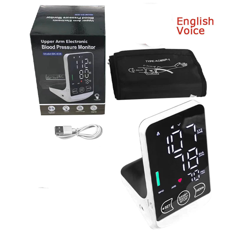 Large Display Blood Pressure Monitor for Seniors Big Cuff