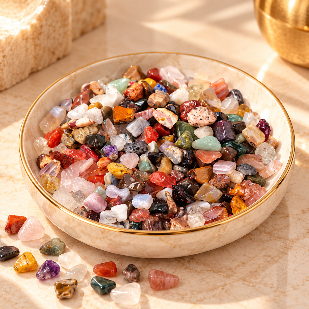 Natural Crystal Chips Aquarium & Garden Décor