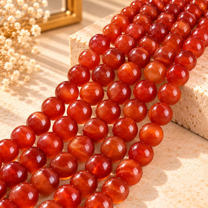 Natural Red Agate Beads – Jewelry Making