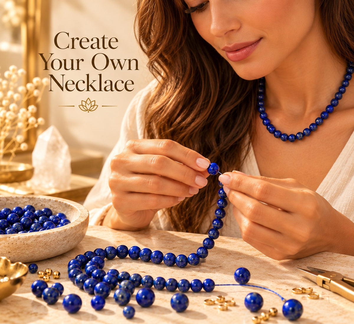 Natural Lapis Lazuli Beads – Jewelry Making