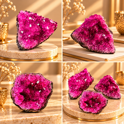 Natural Pink Quartz Cluster – Love & Crystal Décor