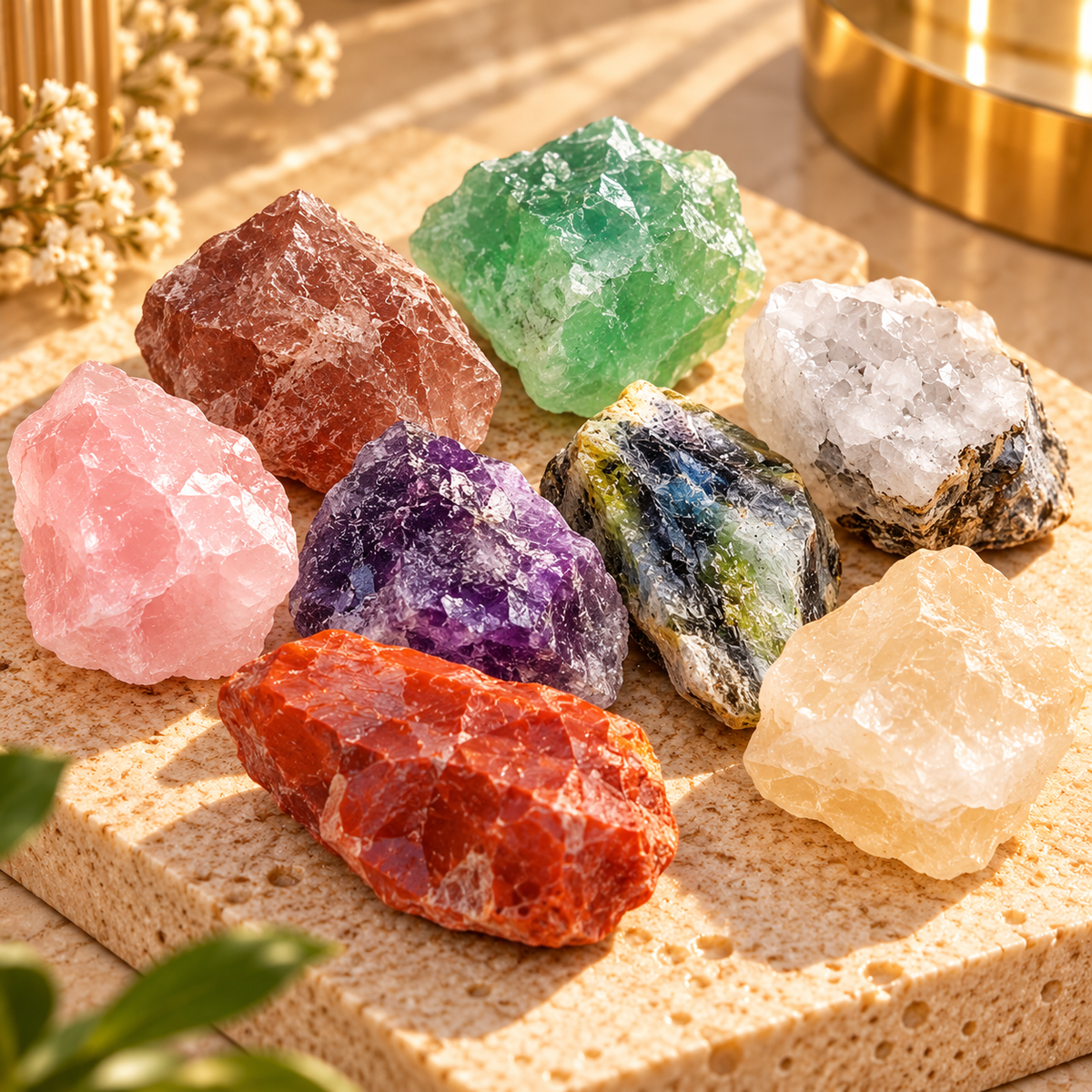 Natural Raw Crystal & Mineral Specimen Collection