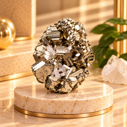 Natural Peruvian Pyrite – Prosperity & Abundance