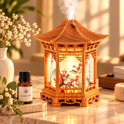 Chinese Pavilion Humidifier – Ambient Night Light