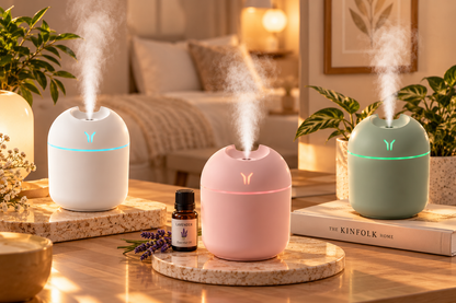 Mini USB Humidifier – 250ml LED Night Light