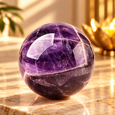 Amethyst Harmony – 5 Crystal Pieces