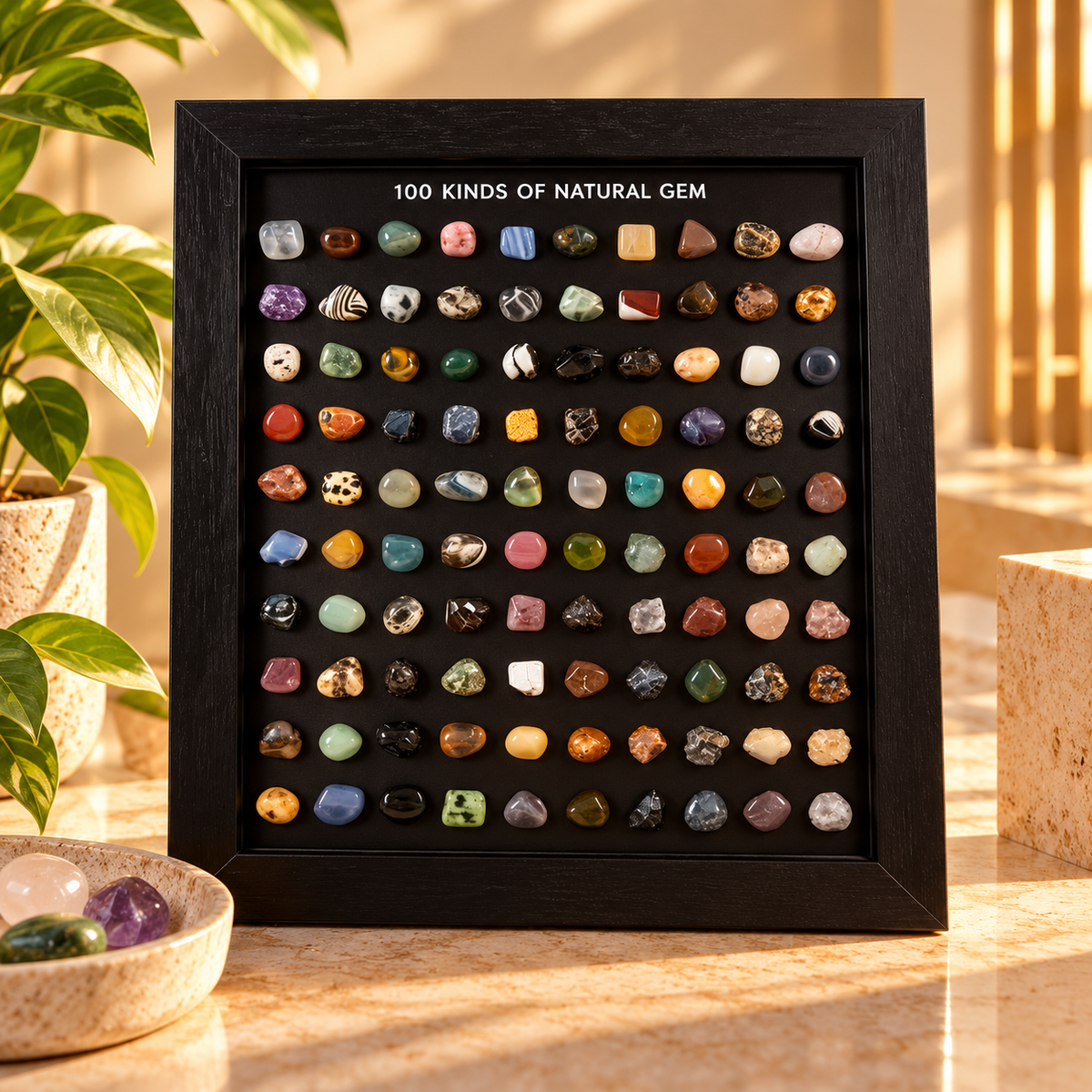 100-Piece Crystal & Mineral Collection