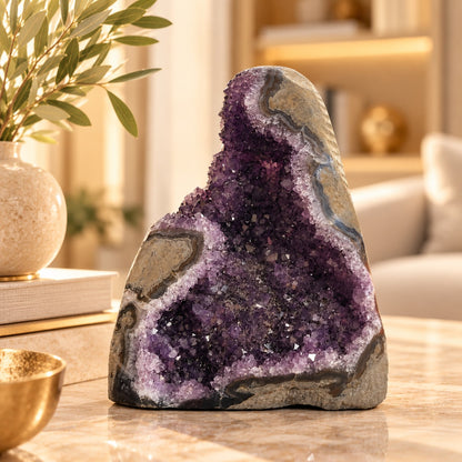 Natural Amethyst Cluster – Spiritual Energy & Home Décor