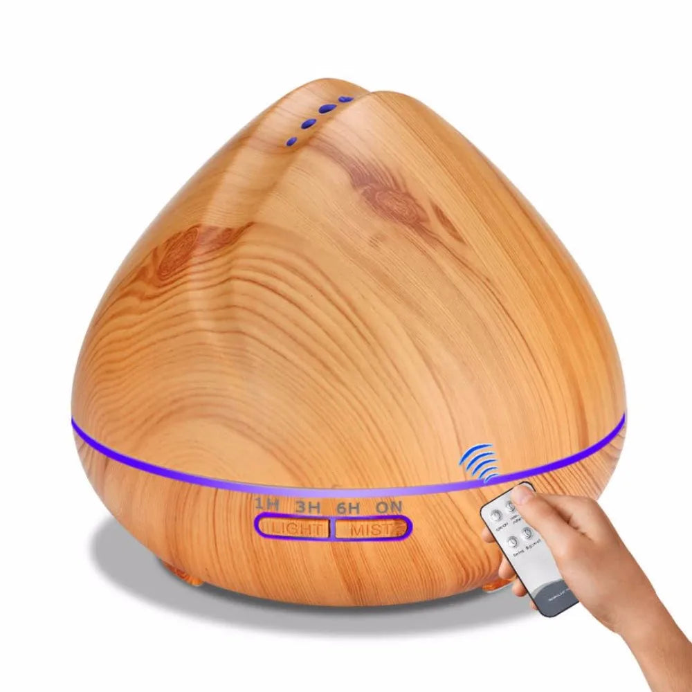 Remote Control Humidifier Essential Oil Diffuser With 7 Color LED Humidificador 300ml 500ml Ultrasonic Aroma Diffuser For Home