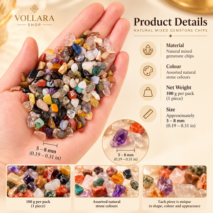 Natural Crystal Chips Aquarium & Garden Décor