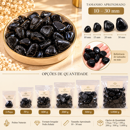 Natural Black Tourmaline – Protection & Grounding Stones