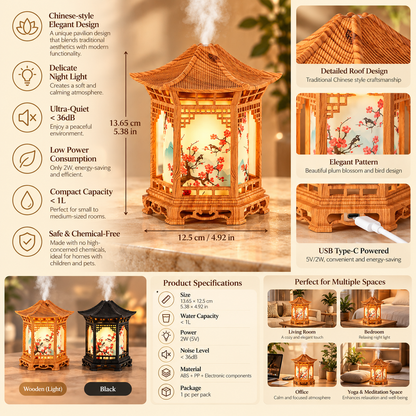 Chinese Pavilion Humidifier – Ambient Night Light