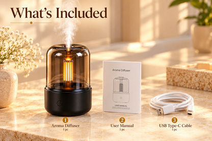 Mini Aroma Diffuser – 120ml Ambient Light