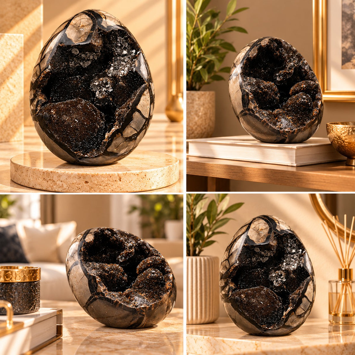 Natural Dragon Seven-Layer Crystal Egg – Raw Mineral Stone