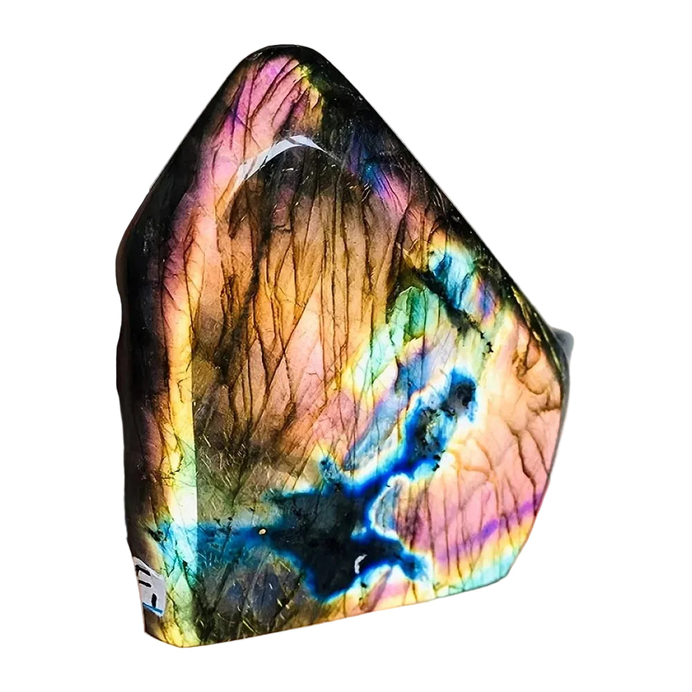Natural Rainbow Labradorite – Freeform Crystal for Reiki & Décor