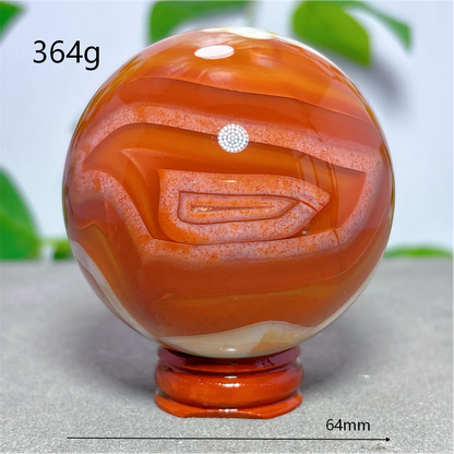 Sardonyx & Carnelian Sphere