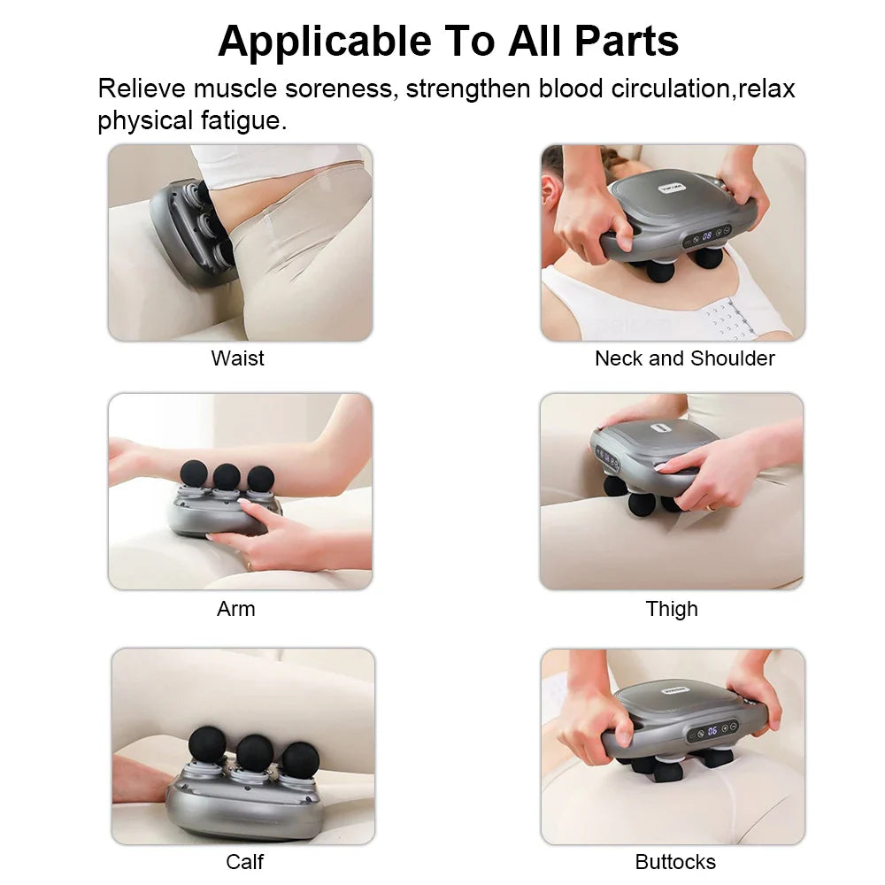 Muscle Massager : High Frequency, shoulders, back, arms and legs - WiseWell.Shop