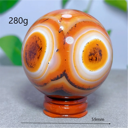 Sardonyx & Carnelian Sphere