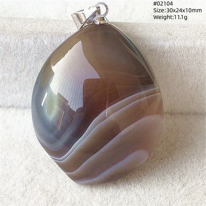 Natural Black Persian Agate Pendant Necklace Eye Women Men Jewelry Rare Fashion Gemstone Pink Agate Necklace AAAAAA