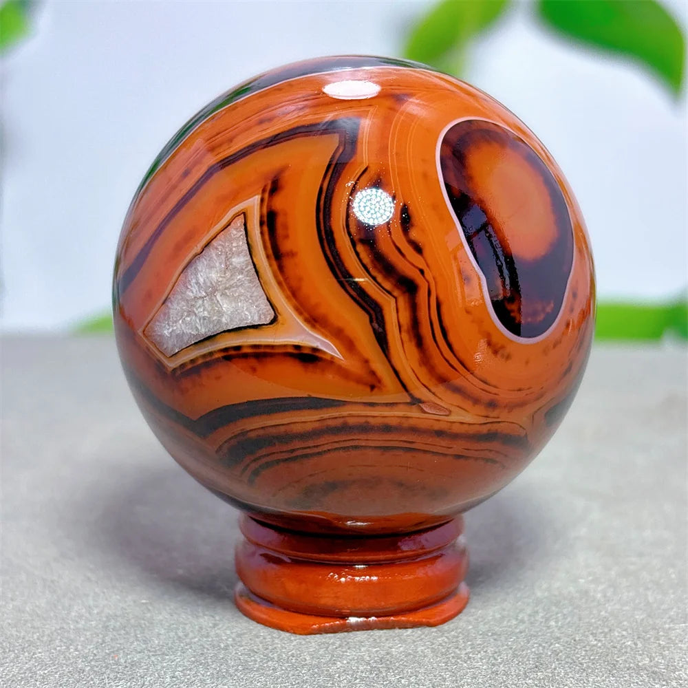 Sardonyx & Carnelian Sphere