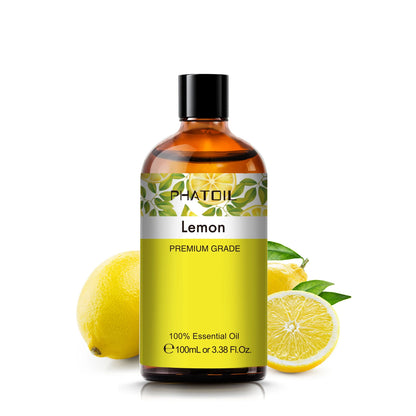 100ML Pure Natural Rose Essential Oils Humidifier Diffuser Lavender Vanilla Peppermint Geranium Cloves Basil Tea Tree Aroma Oil