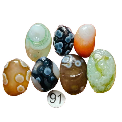 Natural Sardonyx Agate – 7-Piece Stone Set