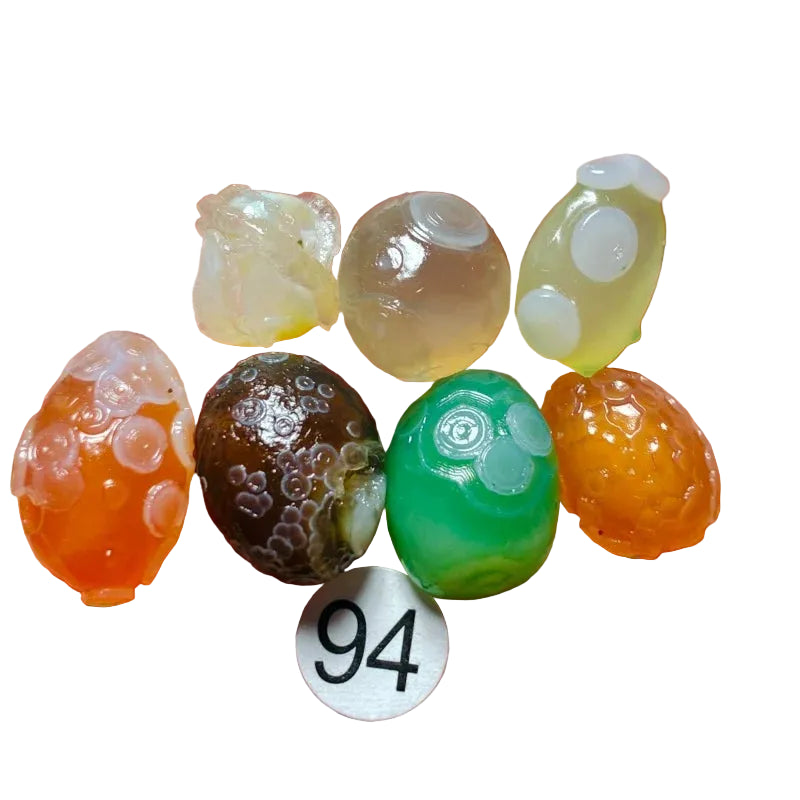 Natural Sardonyx Agate – 7-Piece Stone Set