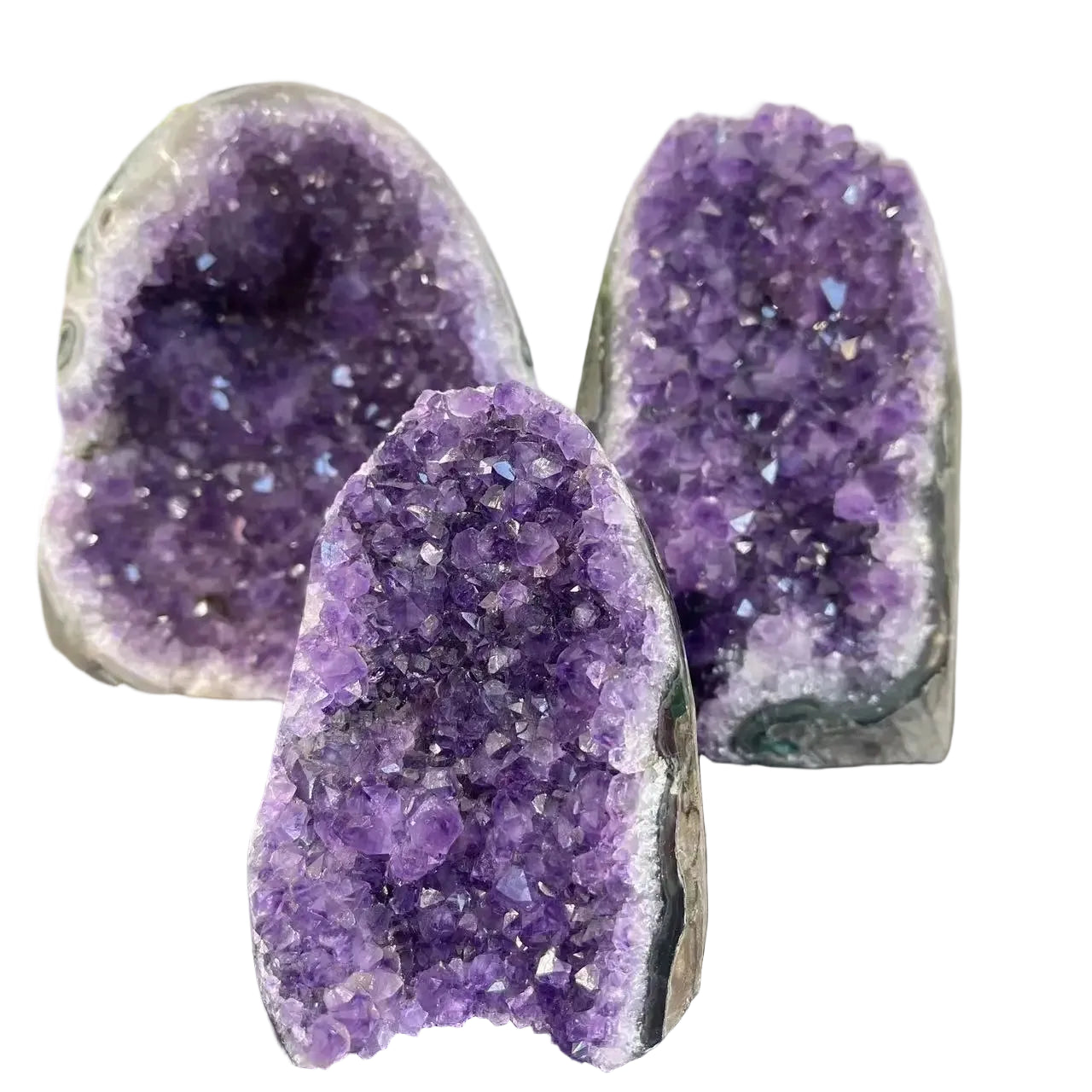 Natural Crystal Cluster Amethyst Stone Geode   Raw Quartz Minerals Real Uruguay Home Decoration Spiritual Chakra Reiki