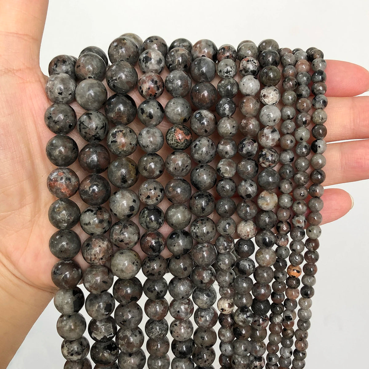 Natural Yooperlite Stone Beads for Jewelry Making