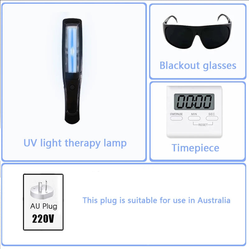 Uvb Lamp Therapy  for Vitiligo Psoriasis Eczema