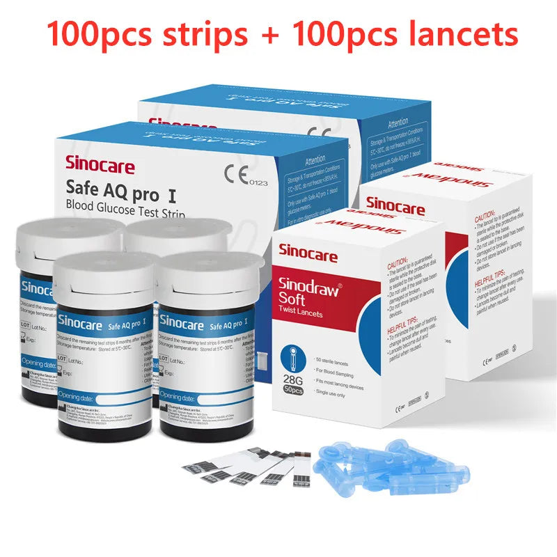 Blood Glucose Meter Glucometer Kit Diabetes Tester