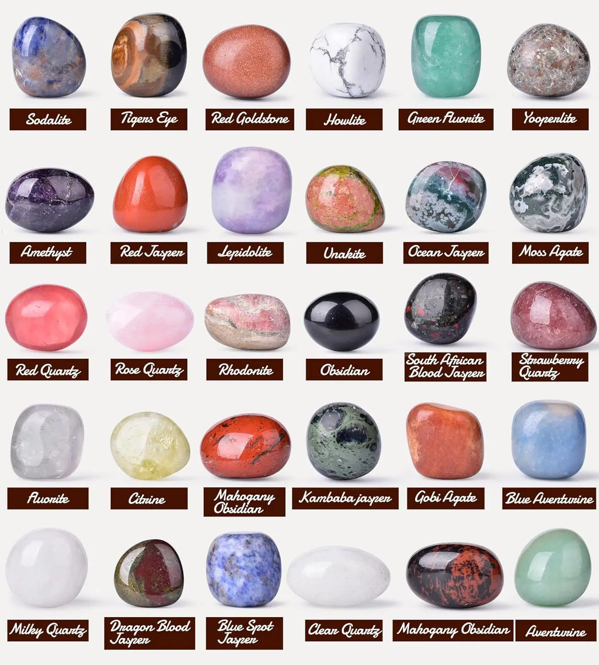 50/100/200/500g Crystals Bulk Polished Rocks Stones Healing Crystals Stones for Healing Meditation Spiritual 2-3cm