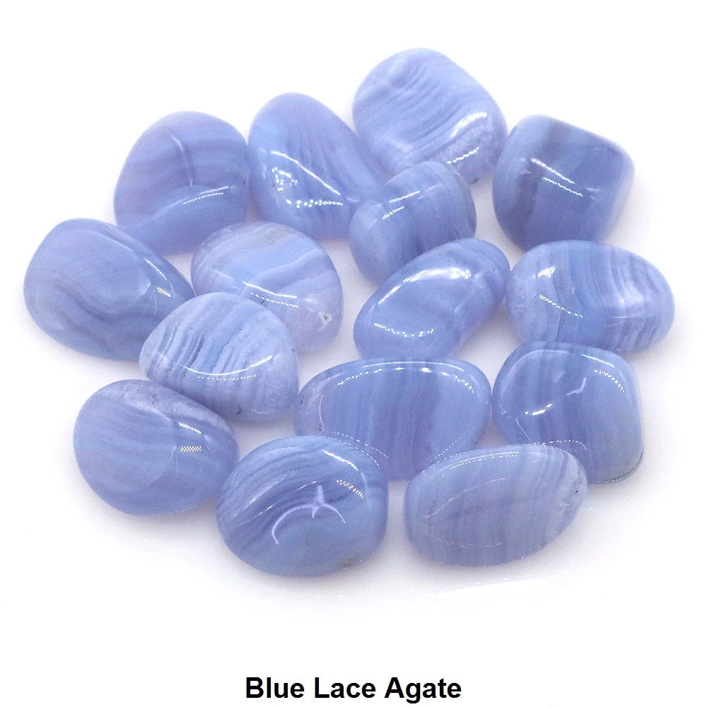 Lapis Lazuli Natural Tumbled Stones Healing Crystals Quartzs Energy Mineral Gemstones Collection Aquarium Garden Home Decoration