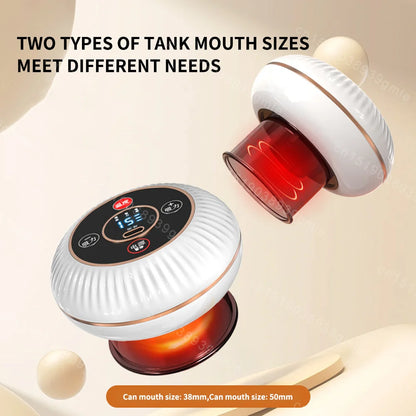 Heating  Vacuum Cupping Massage Fatigue Relieve