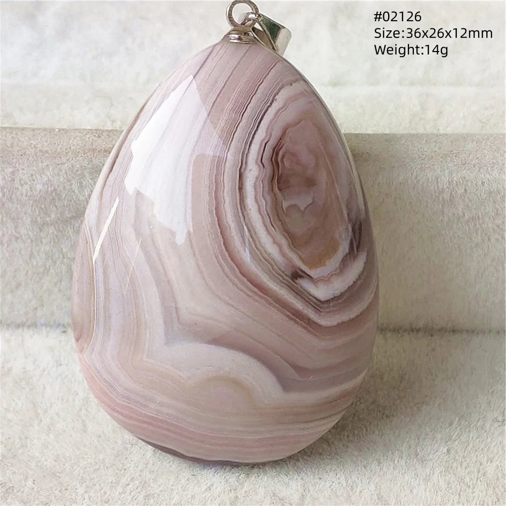 Natural Black Persian Agate Pendant Necklace Eye Women Men Jewelry Rare Fashion Gemstone Pink Agate Necklace AAAAAA