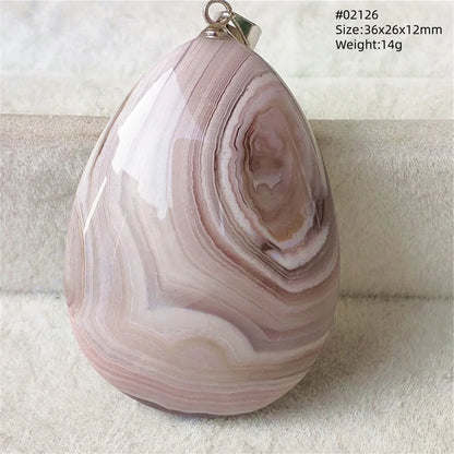 Natural Black Persian Agate Pendant Necklace Eye Women Men Jewelry Rare Fashion Gemstone Pink Agate Necklace AAAAAA