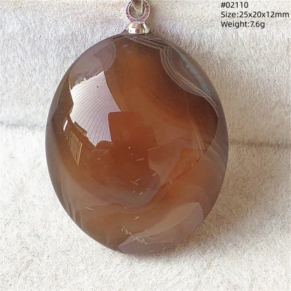 Natural Black Persian Agate Pendant Necklace Eye Women Men Jewelry Rare Fashion Gemstone Pink Agate Necklace AAAAAA