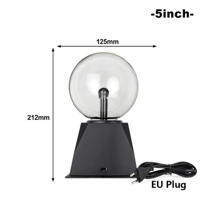 Magic Crystal Plasma Ball Lamp 3/4/5/6/8 Inch LED Night Light Kid Birthday Christmas Gift Lighting Bedroom Decor Novelty Lamp