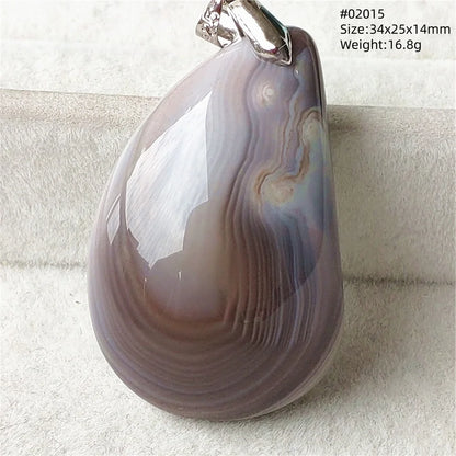 Natural Black Persian Agate Pendant Necklace Eye Women Men Jewelry Rare Fashion Gemstone Pink Agate Necklace AAAAAA