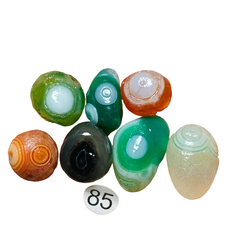 Natural Sardonyx Agate – 7-Piece Stone Set