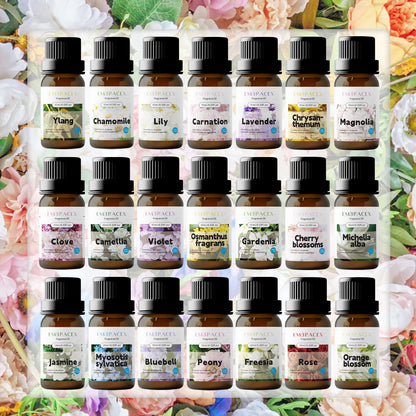 6PC/1PC 10ML Floral Fragrance Oils For Car Scents, Diffuser Scents Gift Set for Friends/Parent