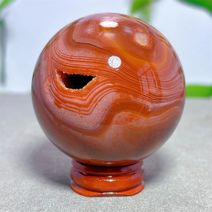 Sardonyx & Carnelian Sphere