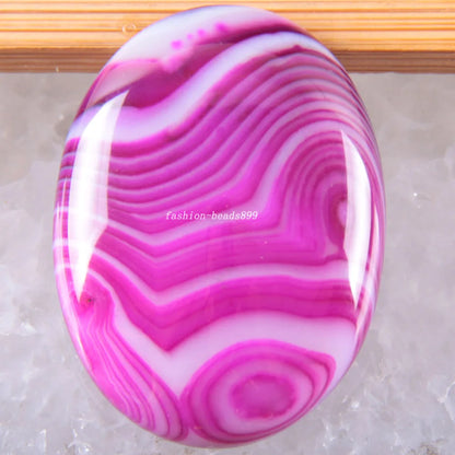 1Pcs 40x30MM Oval CAB Cabochon For Making Pendant Natural Stone Bead  Tiger Eye Onyx Opal Onyx Pink Crystal Quartz Cabochon