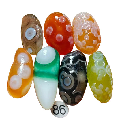 Natural Sardonyx Agate – 7-Piece Stone Set